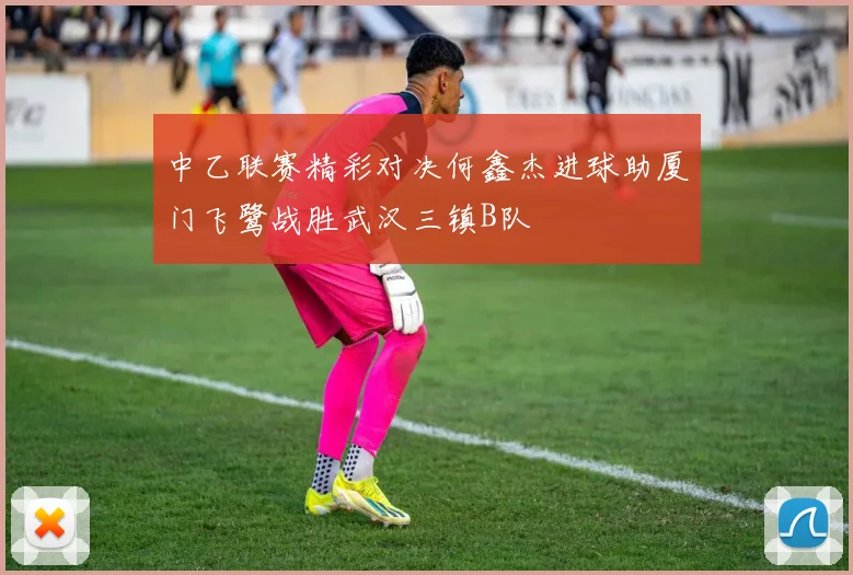 中乙联赛精彩对决何鑫杰进球助厦门飞鹭战胜武汉三镇B队