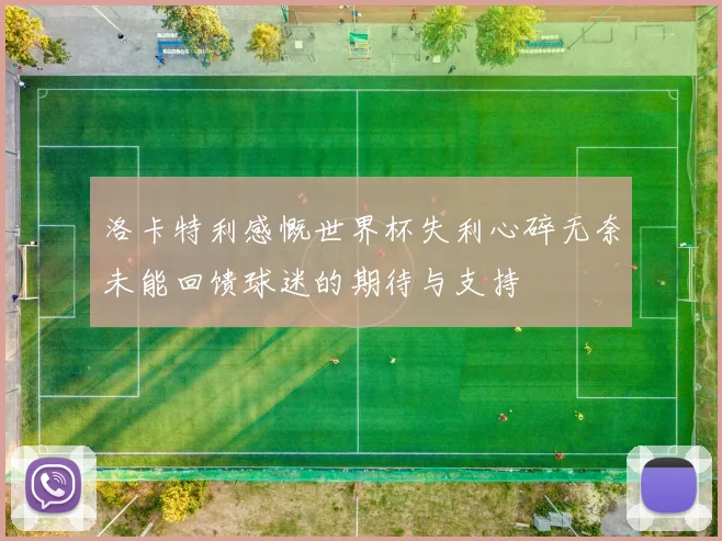 洛卡特利感慨世界杯失利心碎无奈未能回馈球迷的期待与支持